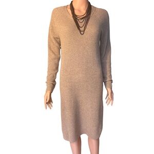 Madewell Beige Sweater Dress Long Sleeve XS